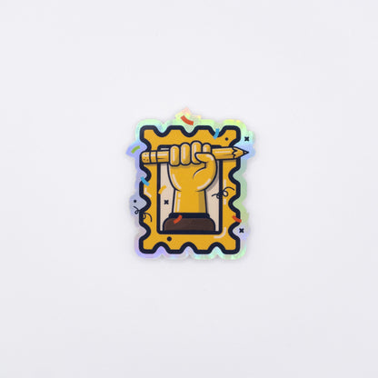 Never Stop Writing Sticker