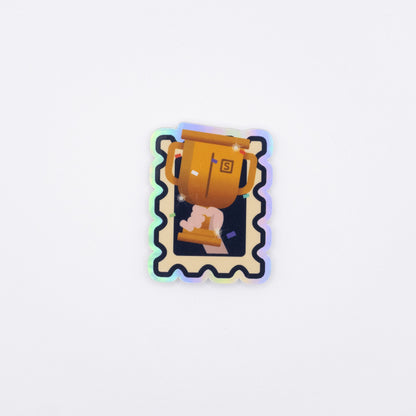 Best Penpal Trophy Sticker