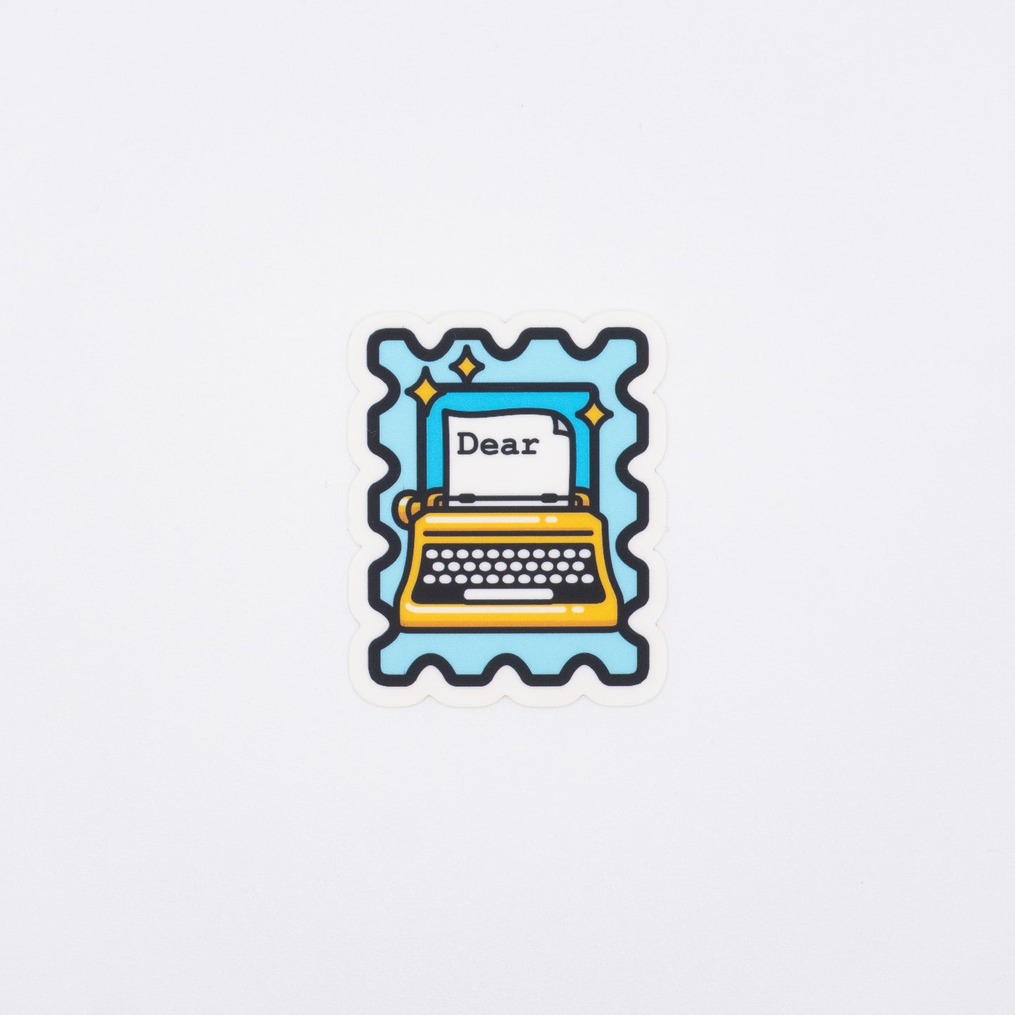 Typing Machine Sticker