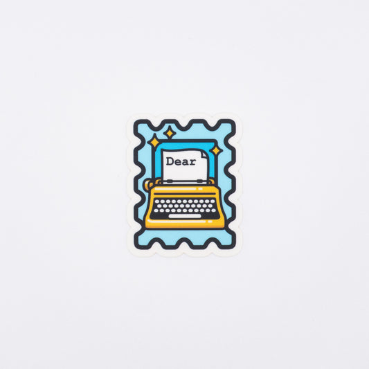 Typing Machine Sticker