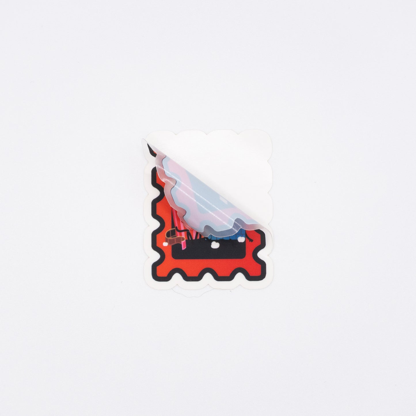 Movie & Popcorn Sticker