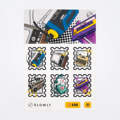 Throwback Tech Sticker Sheet