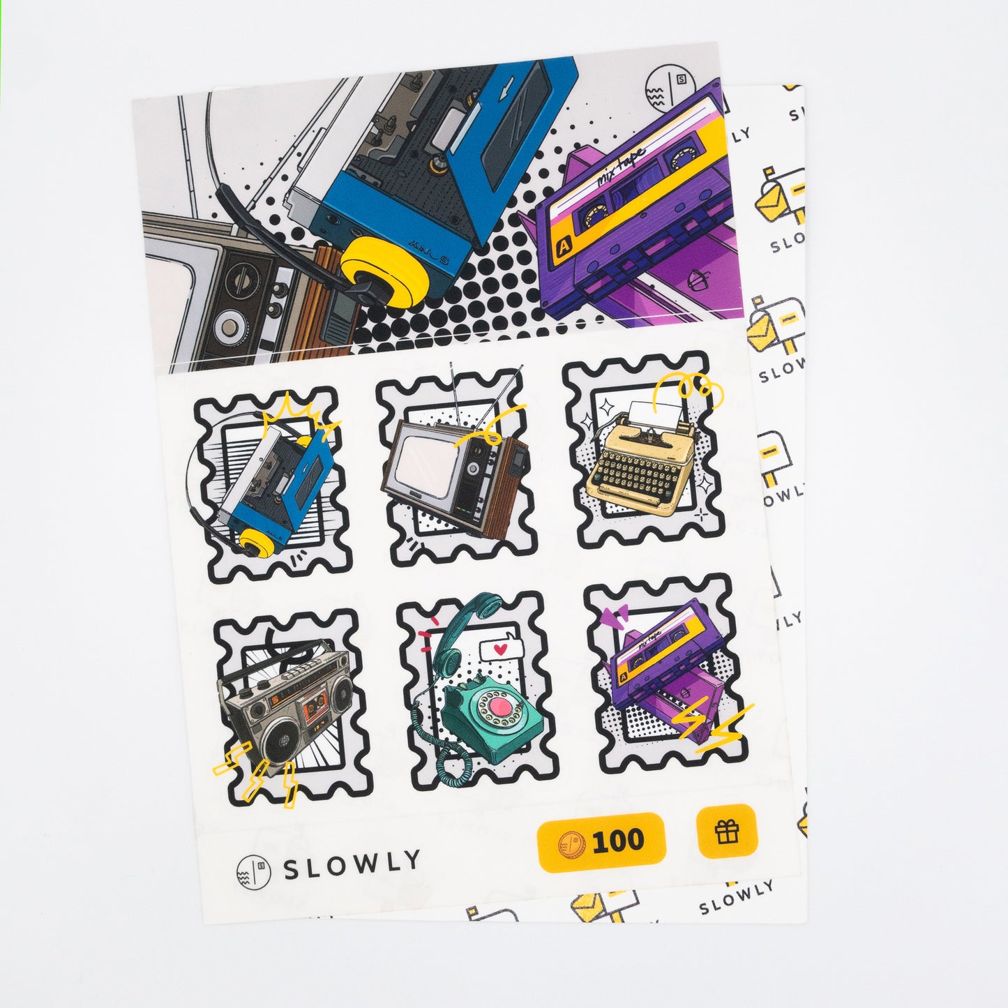 Throwback Tech Sticker Sheet