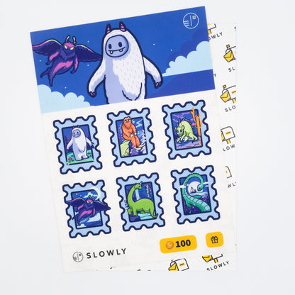 Cryptids Sticker Sheet