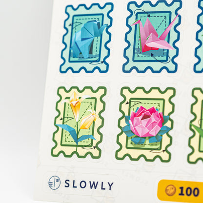 Origami Sticker Sheet