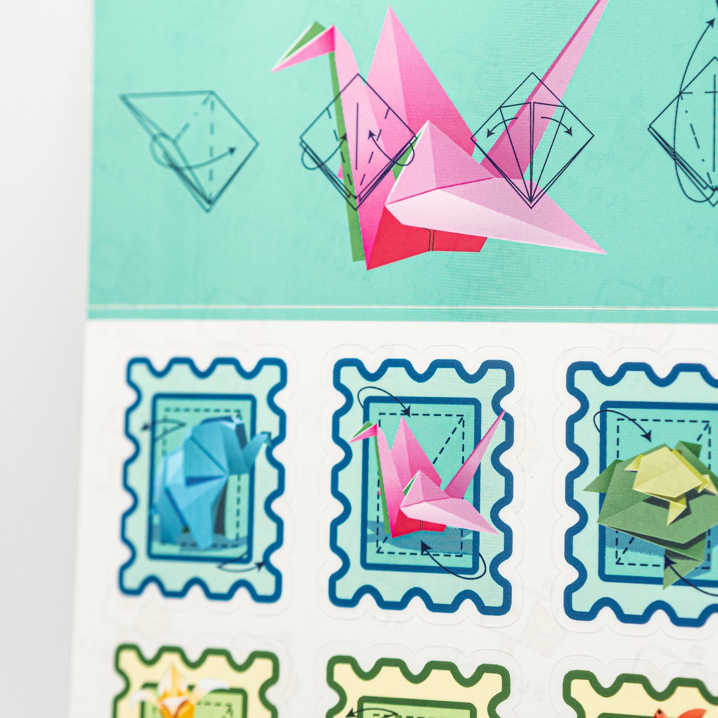 Origami Sticker Sheet