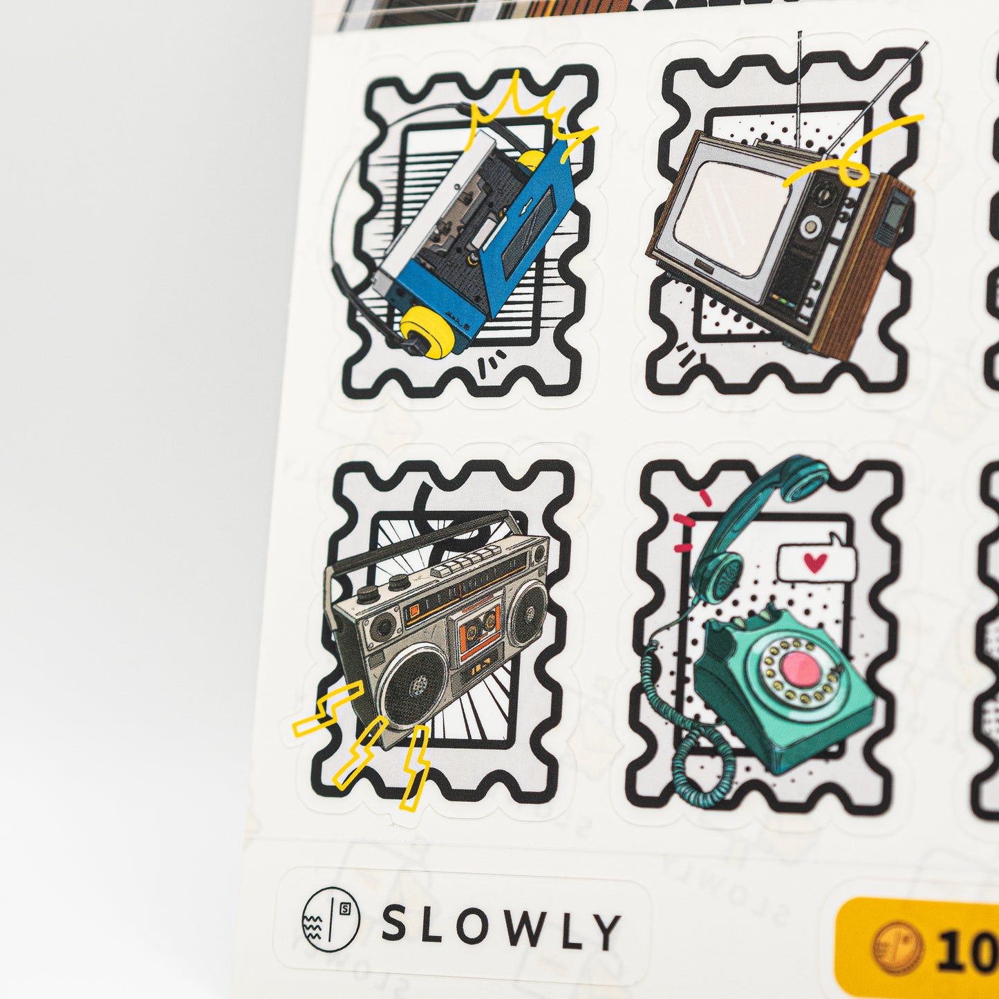 Throwback Tech Sticker Sheet