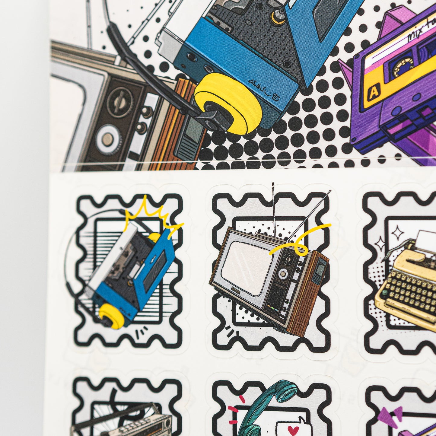 Throwback Tech Sticker Sheet