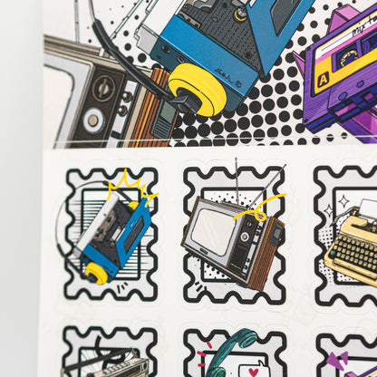 Throwback Tech Sticker Sheet